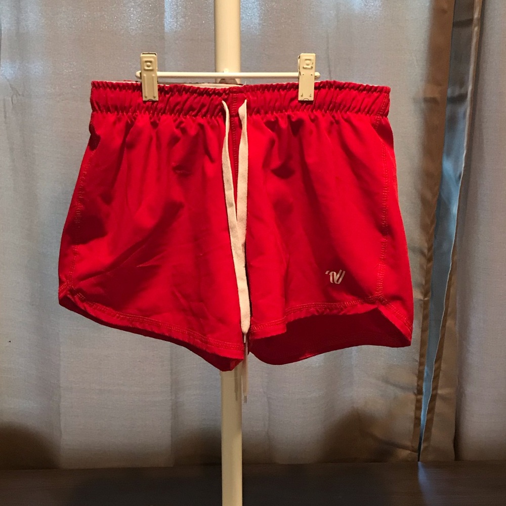 Varsity brand red cheer shirts size small